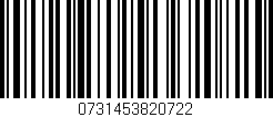 Código de barras (EAN, GTIN, SKU, ISBN): '0731453820722'