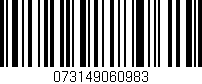 Código de barras (EAN, GTIN, SKU, ISBN): '073149060983'