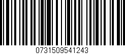 Código de barras (EAN, GTIN, SKU, ISBN): '0731509541243'