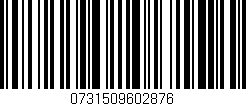 Código de barras (EAN, GTIN, SKU, ISBN): '0731509602876'