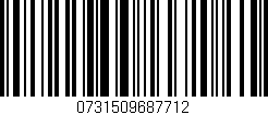 Código de barras (EAN, GTIN, SKU, ISBN): '0731509687712'