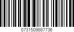 Código de barras (EAN, GTIN, SKU, ISBN): '0731509687736'