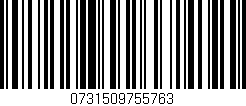Código de barras (EAN, GTIN, SKU, ISBN): '0731509755763'