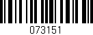 Código de barras (EAN, GTIN, SKU, ISBN): '073151'