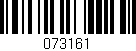 Código de barras (EAN, GTIN, SKU, ISBN): '073161'