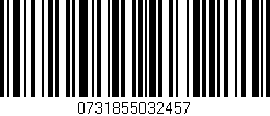 Código de barras (EAN, GTIN, SKU, ISBN): '0731855032457'