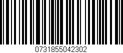 Código de barras (EAN, GTIN, SKU, ISBN): '0731855042302'