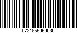 Código de barras (EAN, GTIN, SKU, ISBN): '0731855060030'