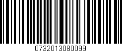 Código de barras (EAN, GTIN, SKU, ISBN): '0732013080099'
