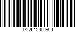 Código de barras (EAN, GTIN, SKU, ISBN): '0732013300593'