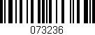 Código de barras (EAN, GTIN, SKU, ISBN): '073236'