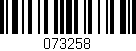 Código de barras (EAN, GTIN, SKU, ISBN): '073258'