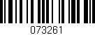 Código de barras (EAN, GTIN, SKU, ISBN): '073261'