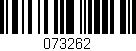 Código de barras (EAN, GTIN, SKU, ISBN): '073262'