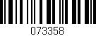 Código de barras (EAN, GTIN, SKU, ISBN): '073358'