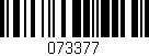 Código de barras (EAN, GTIN, SKU, ISBN): '073377'