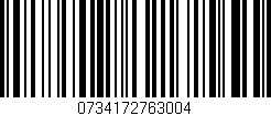 Código de barras (EAN, GTIN, SKU, ISBN): '0734172763004'