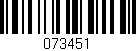 Código de barras (EAN, GTIN, SKU, ISBN): '073451'