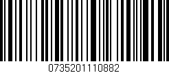 Código de barras (EAN, GTIN, SKU, ISBN): '0735201110882'