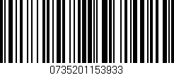 Código de barras (EAN, GTIN, SKU, ISBN): '0735201153933'