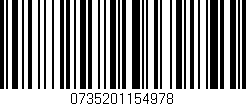 Código de barras (EAN, GTIN, SKU, ISBN): '0735201154978'