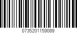 Código de barras (EAN, GTIN, SKU, ISBN): '0735201159089'
