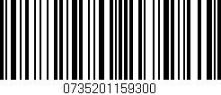 Código de barras (EAN, GTIN, SKU, ISBN): '0735201159300'