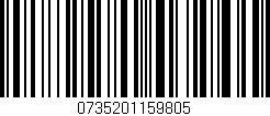 Código de barras (EAN, GTIN, SKU, ISBN): '0735201159805'