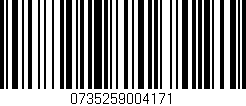Código de barras (EAN, GTIN, SKU, ISBN): '0735259004171'