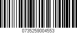 Código de barras (EAN, GTIN, SKU, ISBN): '0735259004553'