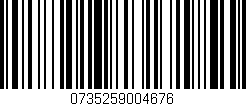 Código de barras (EAN, GTIN, SKU, ISBN): '0735259004676'