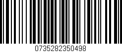 Código de barras (EAN, GTIN, SKU, ISBN): '0735282350498'