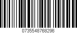 Código de barras (EAN, GTIN, SKU, ISBN): '0735548768296'