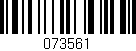 Código de barras (EAN, GTIN, SKU, ISBN): '073561'