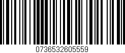 Código de barras (EAN, GTIN, SKU, ISBN): '0736532605559'