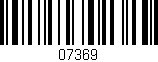Código de barras (EAN, GTIN, SKU, ISBN): '07369'