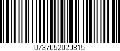 Código de barras (EAN, GTIN, SKU, ISBN): '0737052020815'