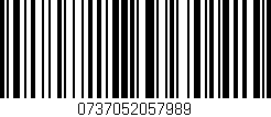 Código de barras (EAN, GTIN, SKU, ISBN): '0737052057989'