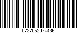 Código de barras (EAN, GTIN, SKU, ISBN): '0737052074436'