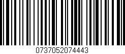 Código de barras (EAN, GTIN, SKU, ISBN): '0737052074443'