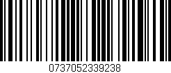 Código de barras (EAN, GTIN, SKU, ISBN): '0737052339238'