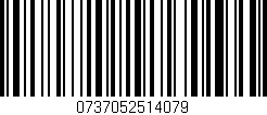 Código de barras (EAN, GTIN, SKU, ISBN): '0737052514079'