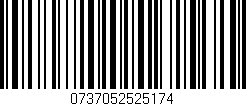 Código de barras (EAN, GTIN, SKU, ISBN): '0737052525174'