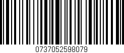 Código de barras (EAN, GTIN, SKU, ISBN): '0737052598079'