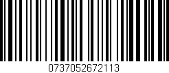 Código de barras (EAN, GTIN, SKU, ISBN): '0737052672113'
