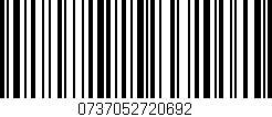 Código de barras (EAN, GTIN, SKU, ISBN): '0737052720692'