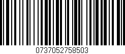 Código de barras (EAN, GTIN, SKU, ISBN): '0737052758503'