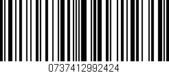 Código de barras (EAN, GTIN, SKU, ISBN): '0737412992424'