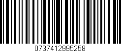 Código de barras (EAN, GTIN, SKU, ISBN): '0737412995258'