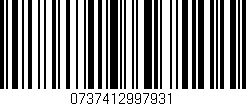 Código de barras (EAN, GTIN, SKU, ISBN): '0737412997931'